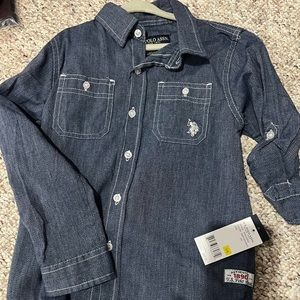NWT 5T polo button up